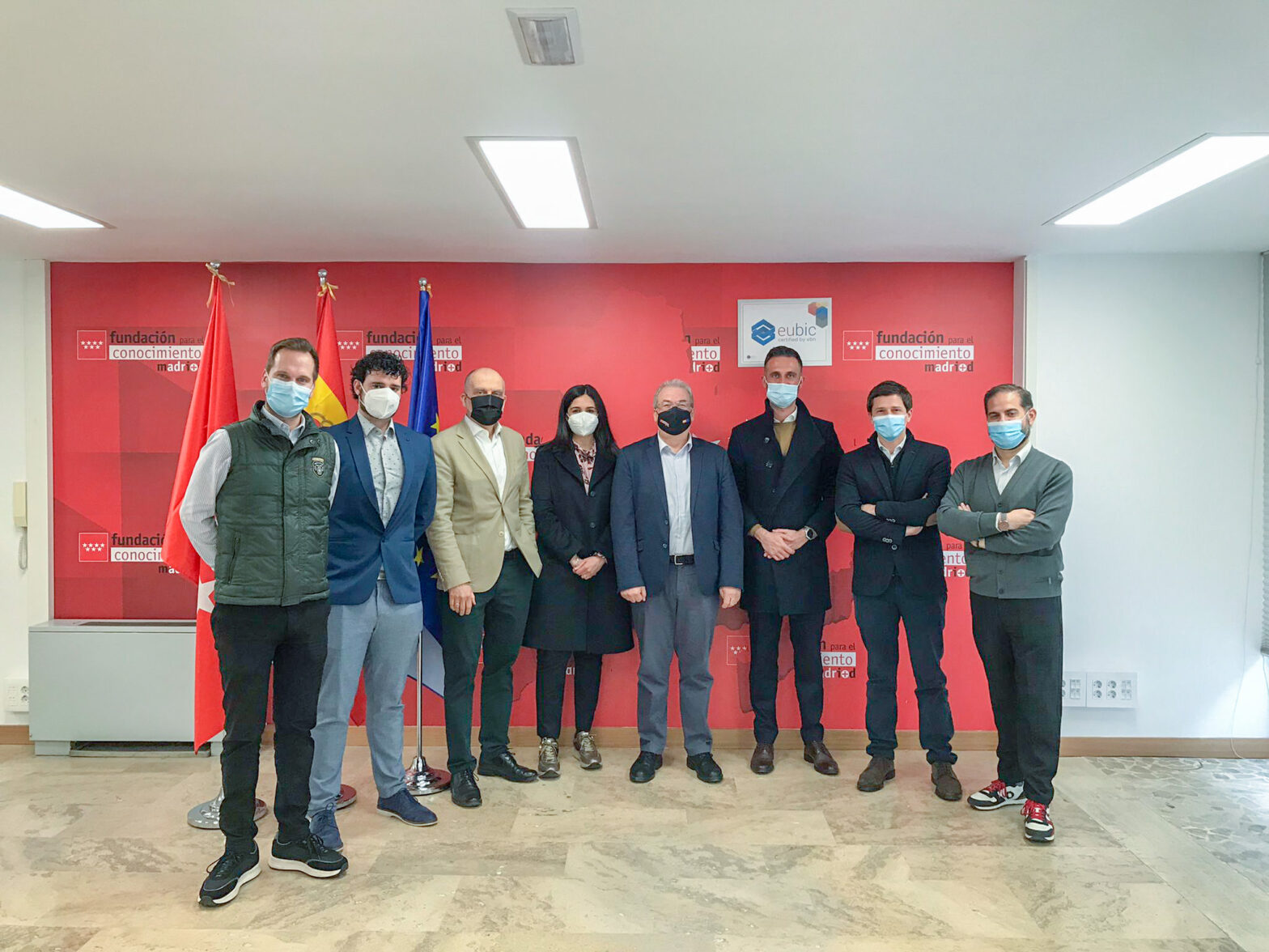 EUBIC Fundación madri+d decentralised Incubation Space health Business Angel Invertment